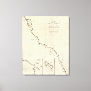 Coast of North West America 3 Canvas Print
