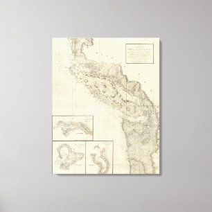 Coast of North West America Canvas Print