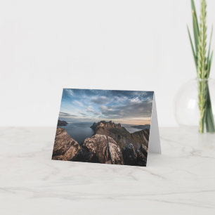 Coast of Norway Landscape Photo Card