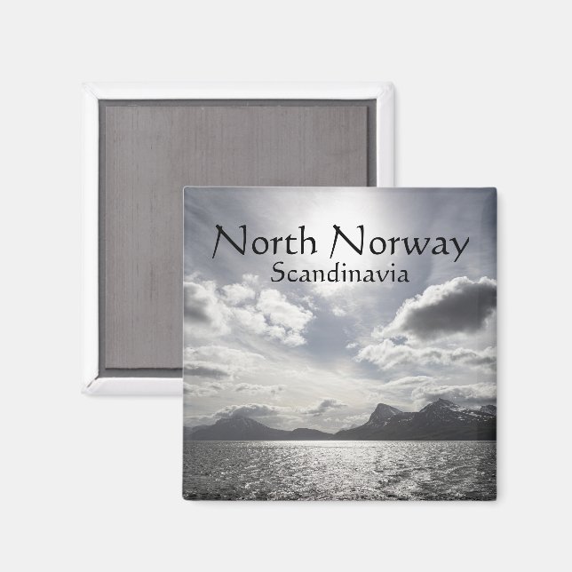 Coast of Norway Landscape Photo Magnet (Front/Back)
