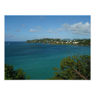 Coast of St. Lucia Caribbean Vacation Photo
