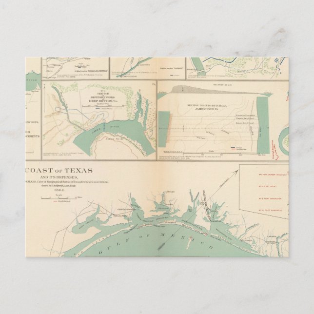 Coast of Texas Postcard (Front)