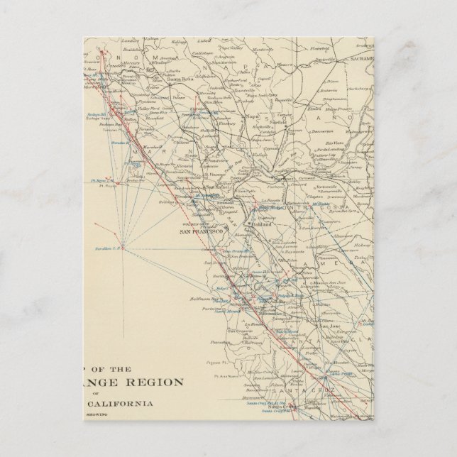 Coast Range Middle California Postcard (Front)