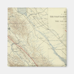 Coast Ranges showing San Andreas Rift Magnet
