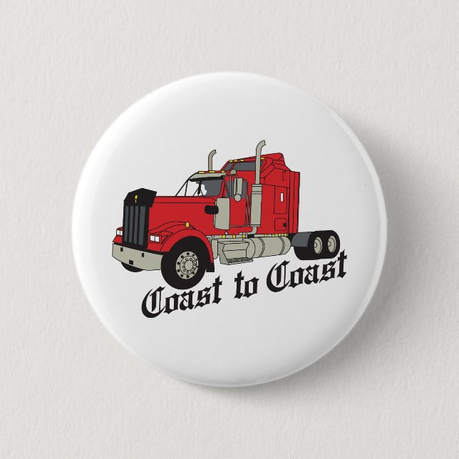 Coast To Coast 6 Cm Round Badge (Front)