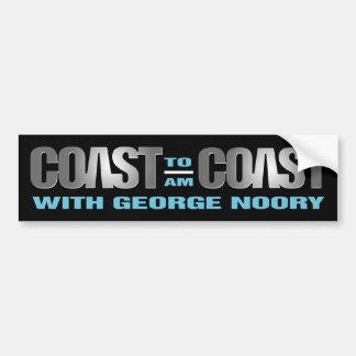 Coast To Coast AM Bumper Sticker