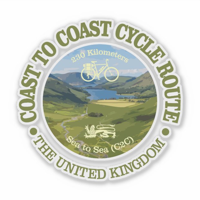 Coast to Coast Cycle Route (c2c)(cycling c) (Front)