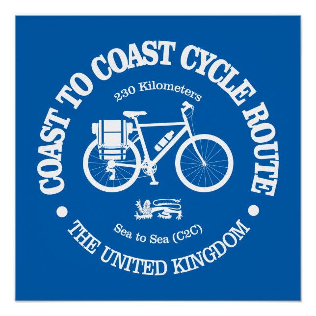 Coast to Coast (cycling) Poster (Front)