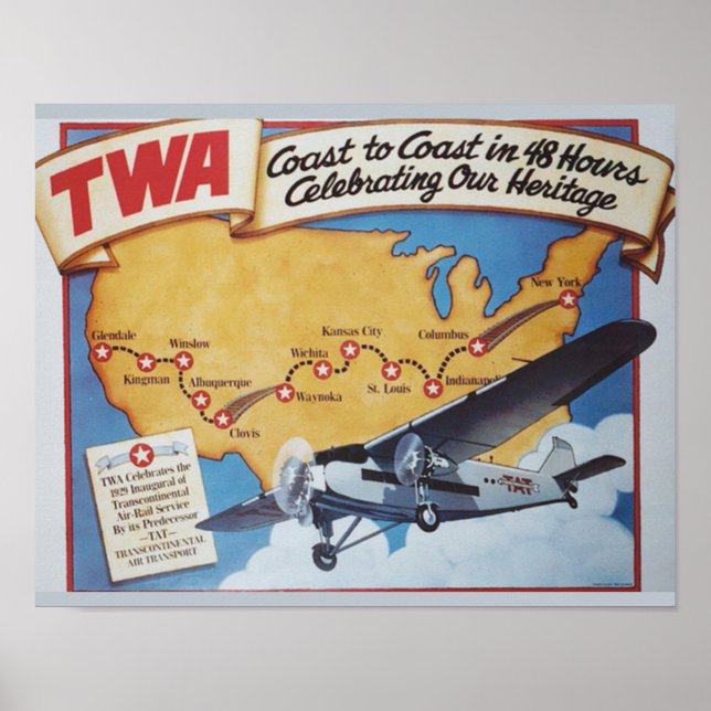 Coast to Coast Service Poster (Front)