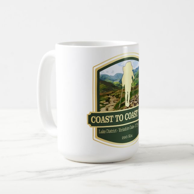 Coast to Coast Walk (B) Coffee Mug (Front Left)