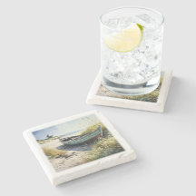 Coastal Abandoned Row Boat