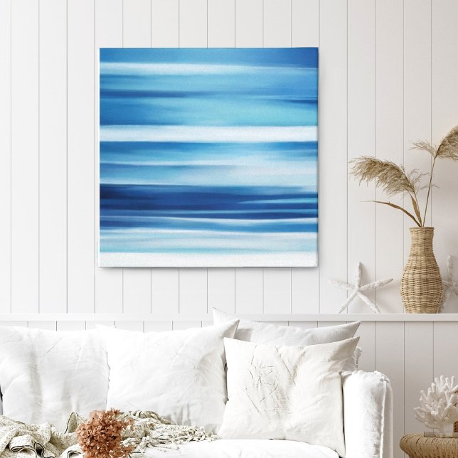 Coastal Abstract Ocean Canvas Print (Creator Uploaded)