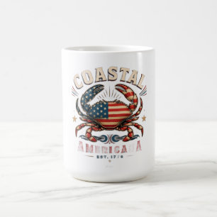 Coastal America Crab T-Shirt Coffee Mug