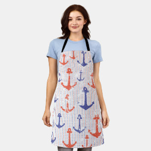 Coastal Americana Anchors Apron