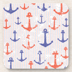 Coastal Americana Anchors Coaster