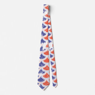 Coastal Americana Fish Scales Tie