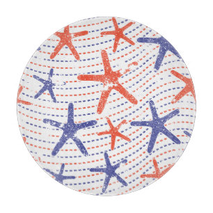 Coastal Americana Starfish Cutting Board