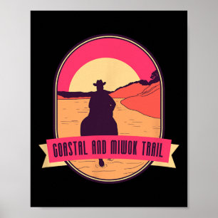 Coastal And Miwok Trail - Rodeo Beach Horseback Ri Poster