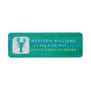 Coastal Art Aqua Lobster