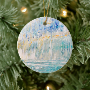 Coastal Art Ceramic Ornament