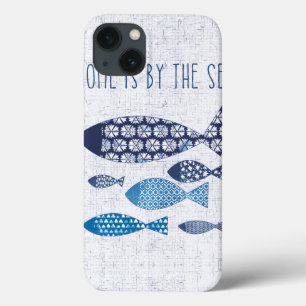 Coastal Art   Home is By the Sea iPhone 13 Case