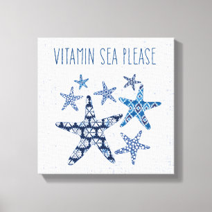Coastal Art   Vitamin Sea Please Canvas Print