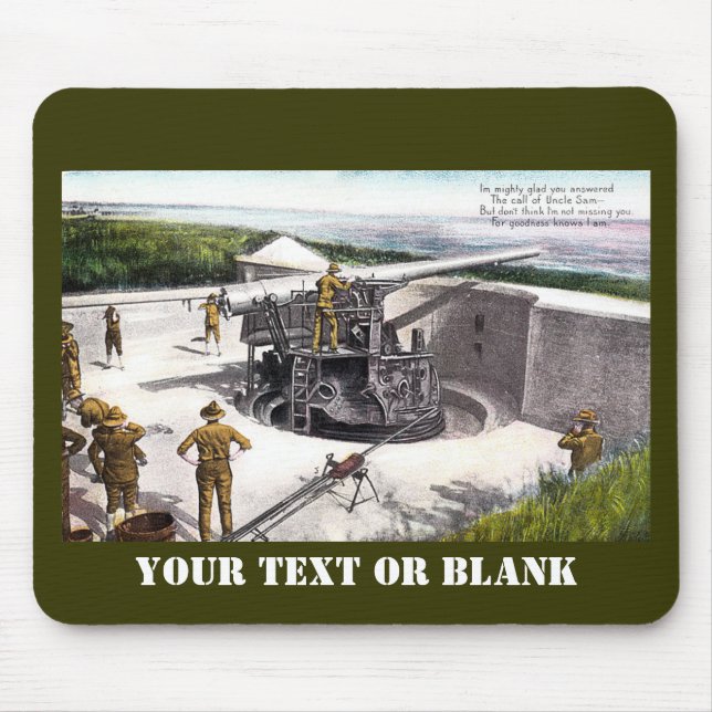 Coastal Artillery Mouse Mat (Front)