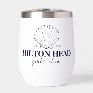 Coastal Bachelorette Party Thermal Wine Tumbler