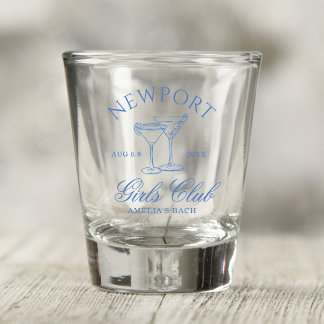 Coastal Bachelorette Weekend Girl's Club Shot Glass
