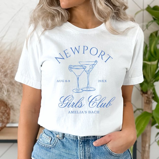 Coastal Bachelorette Weekend Girl's Club T-Shirt (Creator Uploaded)