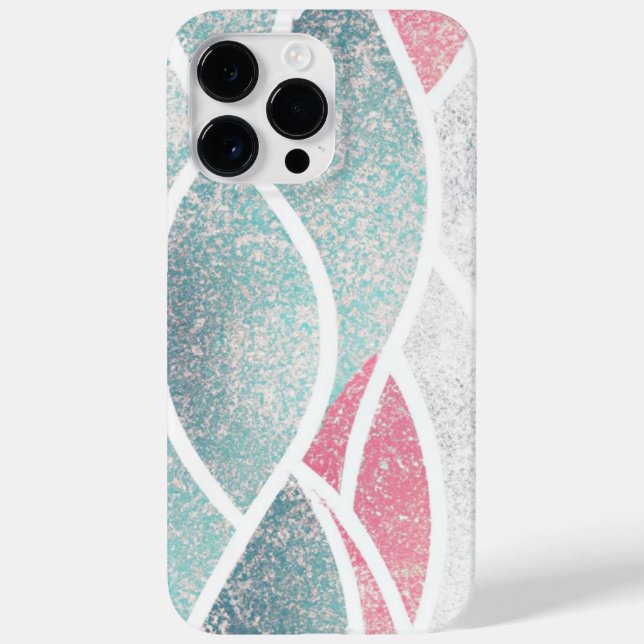 Coastal/Beach abstract waves  Case-Mate iPhone Case (Back)