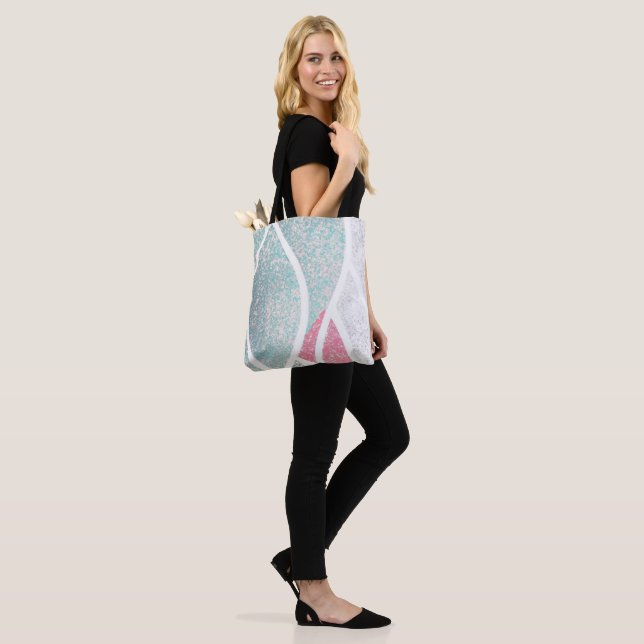 Coastal/Beach abstract waves  Tote Bag (On Model)