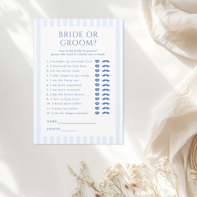 Coastal Beach Bachelorette Bride or Groom Game Enclosure Card (Creator Uploaded)