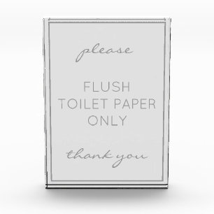 Coastal Beach Grey Bathroom Septic Block