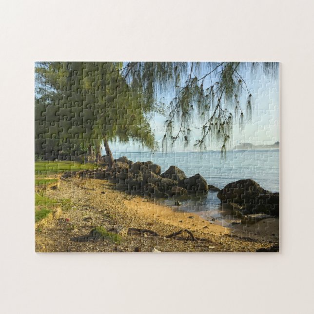 Coastal Beach Guam. Jigsaw Puzzle (Horizontal)