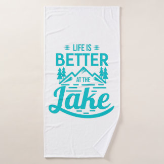 Coastal Beach Lover Gift | Ocean Vacation Summer Bath Towel Set