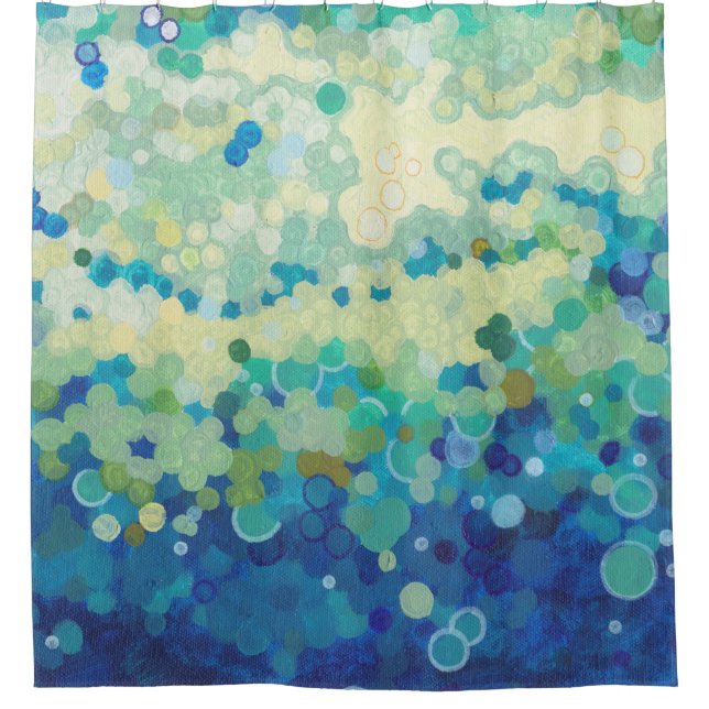 Coastal Beach Nautical Decor Shower Curtain Juul (Front)