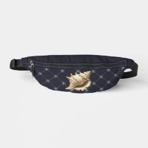 Coastal/beach/nautical seashell  bum bags