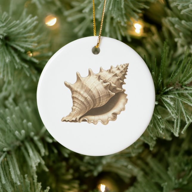 Coastal/beach/nautical seashell  ceramic tree decoration (Tree)