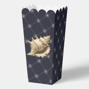 Coastal/beach/nautical seashell  favour box