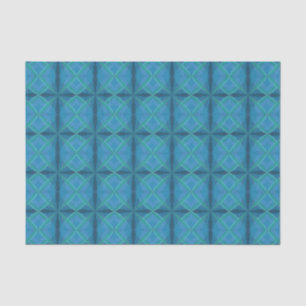 Coastal Beach Salty Waves Pattern On Black  Tissue Paper