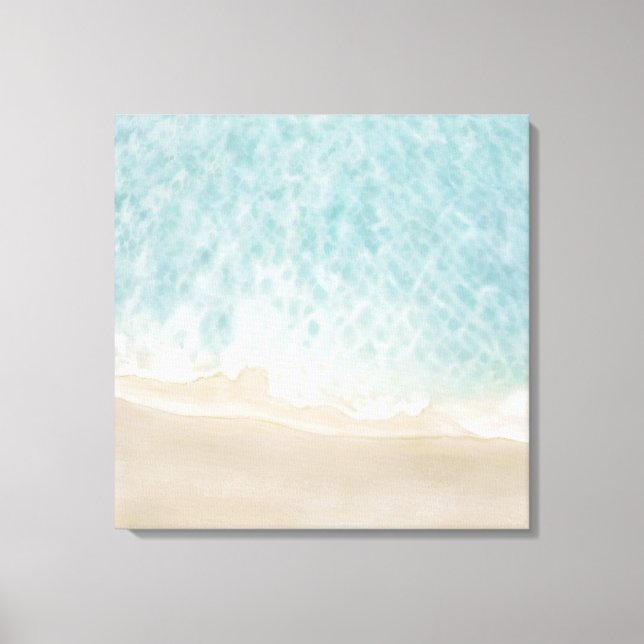 Coastal Beach Sand Canvas Print (Front)