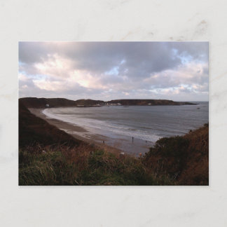 Coastal beach scene, Morfa Nefyn Postcard