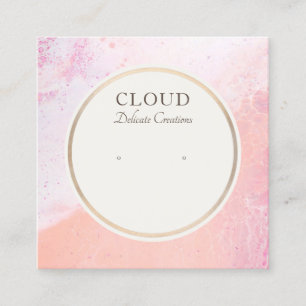 Coastal Beach Stud Earring Jewellery Display Card