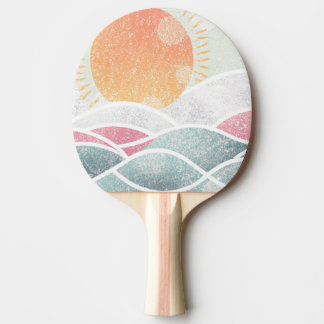 Coastal/Beach/sunny  Ping Pong Paddle