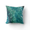 Coastal Beach Waves Decor Pillow by Juul