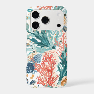Coastal Beachy Coral & Sea Shells