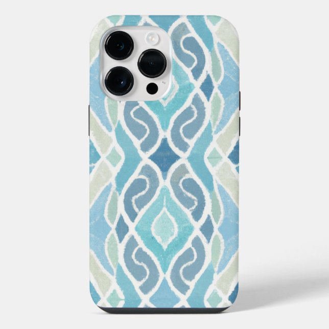Coastal/beachy/nautical blue iPhone case (Back)