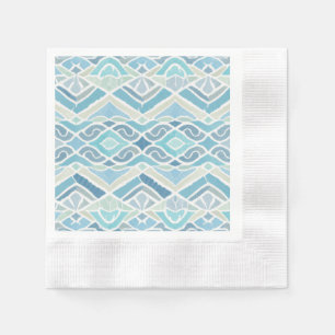 Coastal/beachy/nautical blue napkin