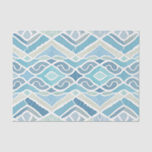 Coastal/beachy/nautical blue tissue paper